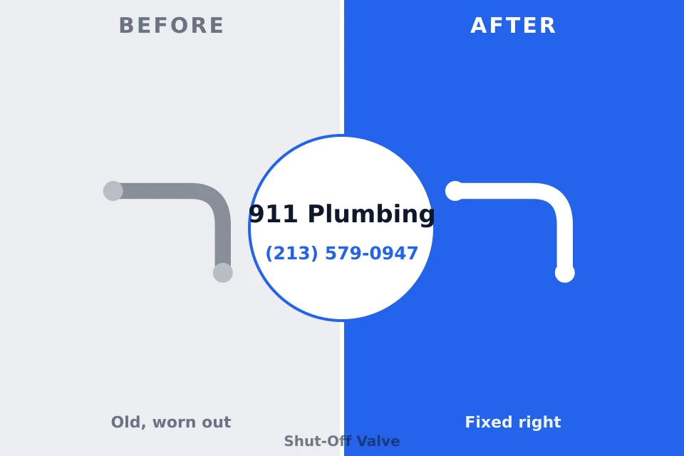 Before and after: plumbing repair Cleveland, AL